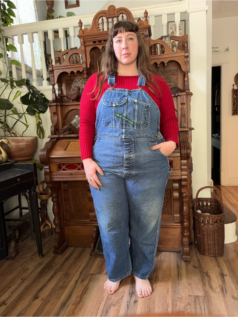 Vintage Key Utility Overalls